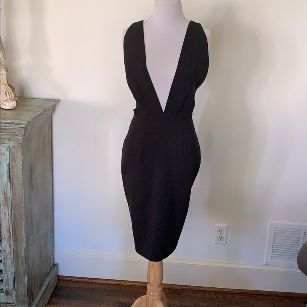 Solace London Black Dress